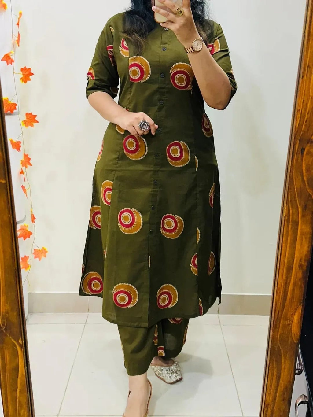 🌸 Premium Cotton Kurti Palazzo Set 🌸