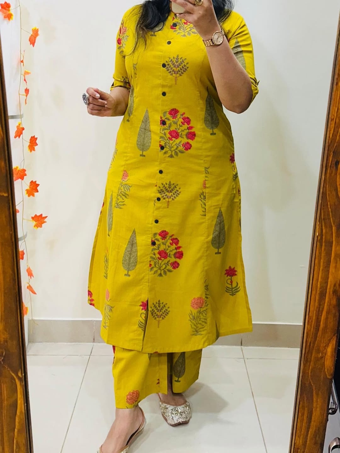 🌸 Premium Cotton Kurti Palazzo Set 🌸