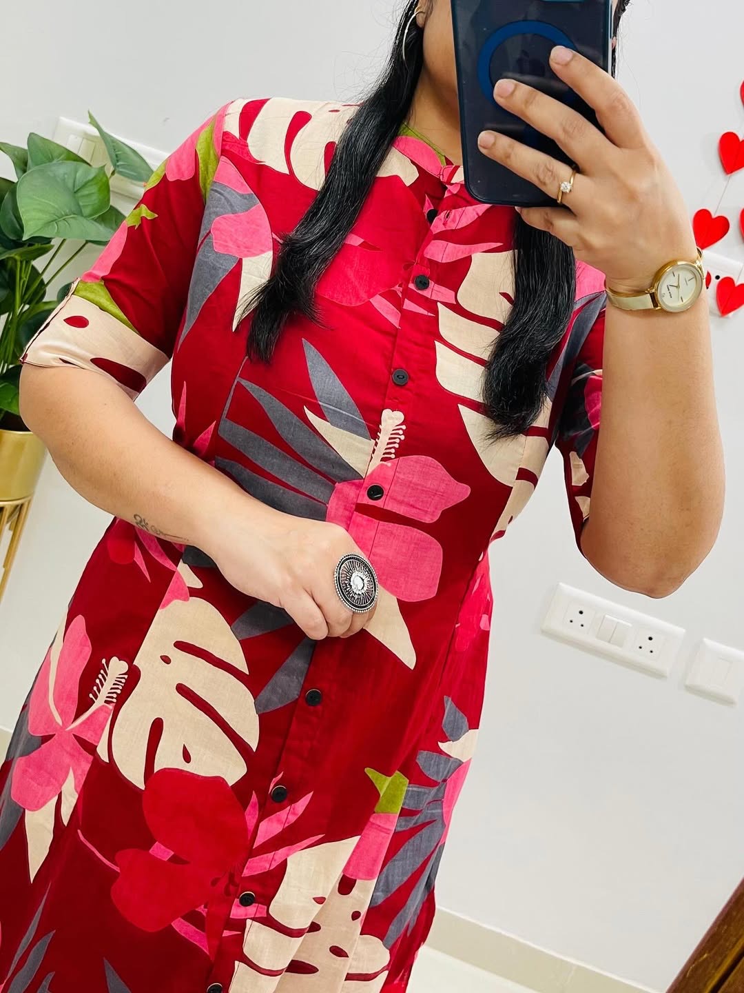 🌸 Premium Cotton Kurti Palazzo Set 🌸