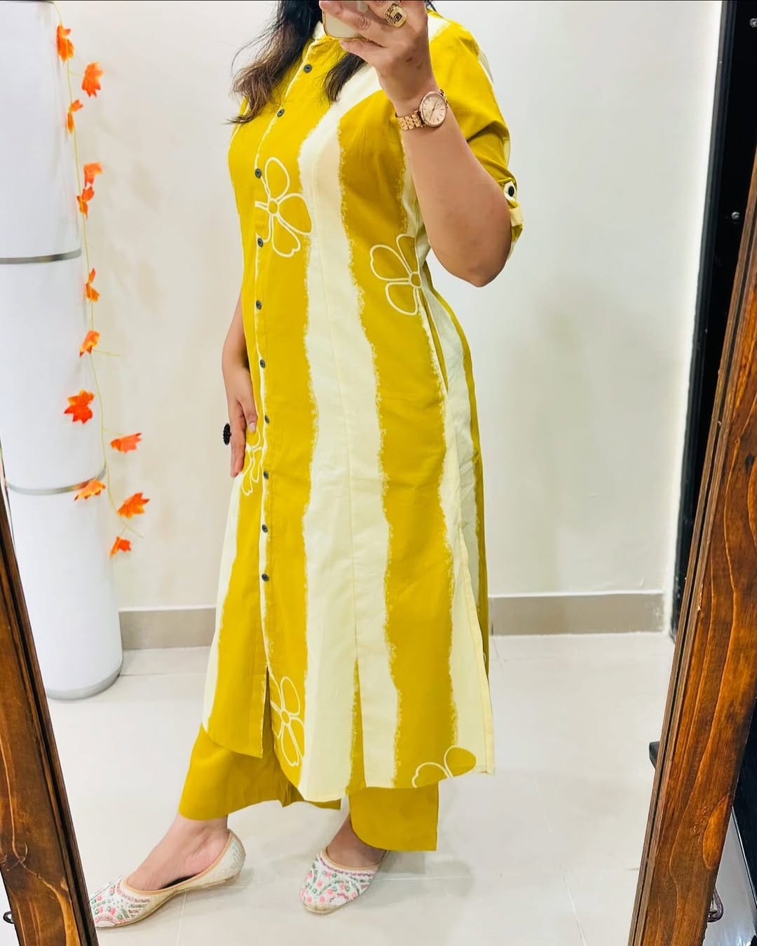 🌸 Premium Cotton Kurti Palazzo Set 🌸