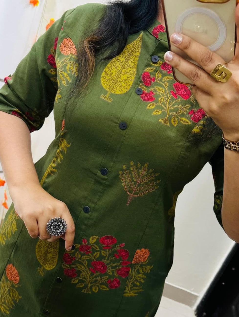 🌸 Premium Cotton Kurti Palazzo Set 🌸