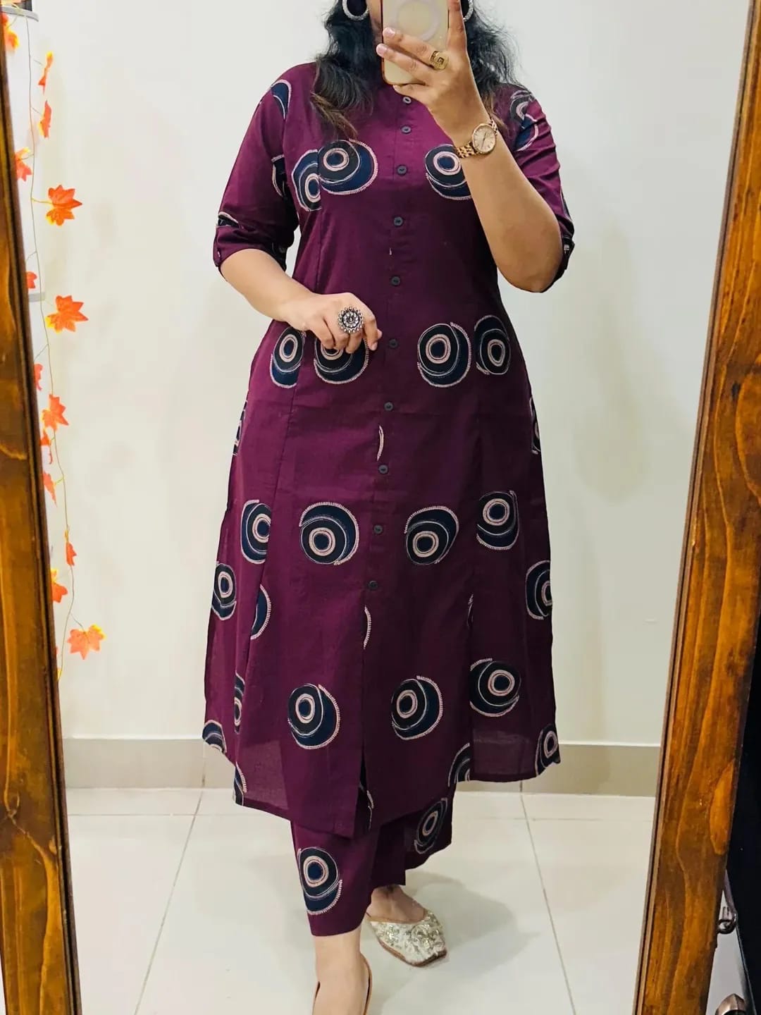 🌸 Premium Cotton Kurti Palazzo Set 🌸