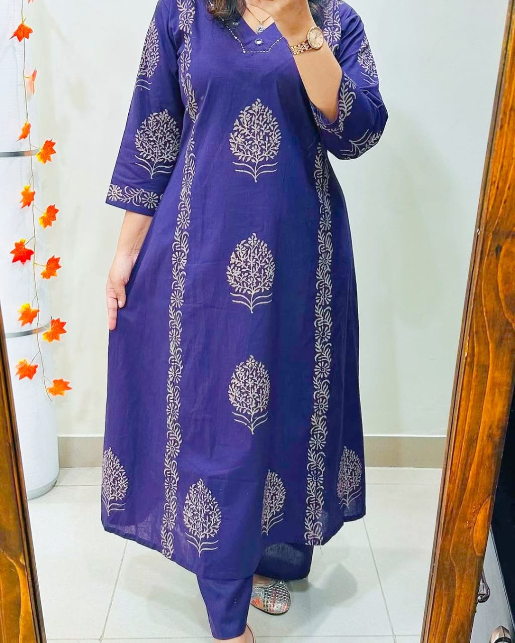 🌸Premium Cotton Kurti Palazzo Set 🌸