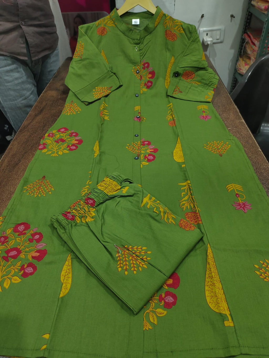 🌸 Premium Cotton Kurti Palazzo Set 🌸