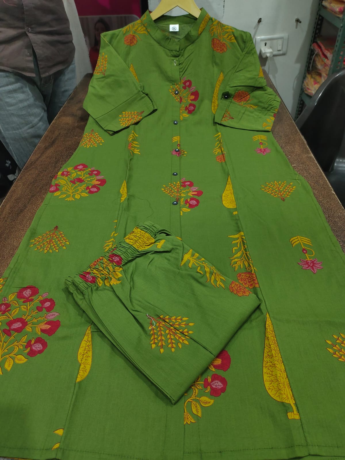 🌸 Premium Cotton Kurti Palazzo Set 🌸