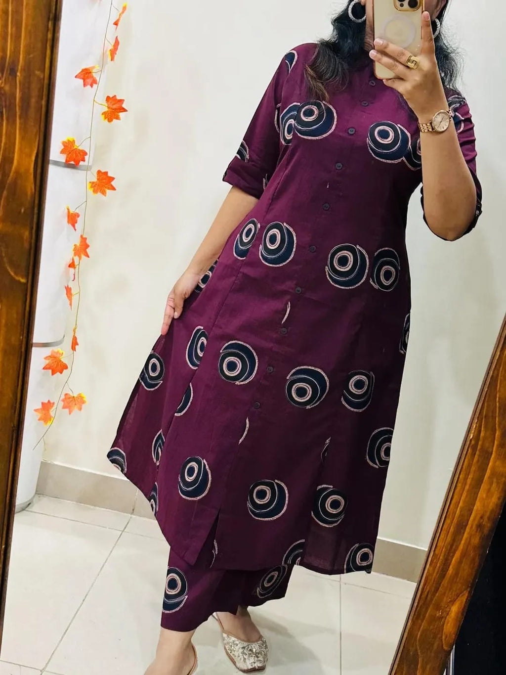 🌸 Premium Cotton Kurti Palazzo Set 🌸