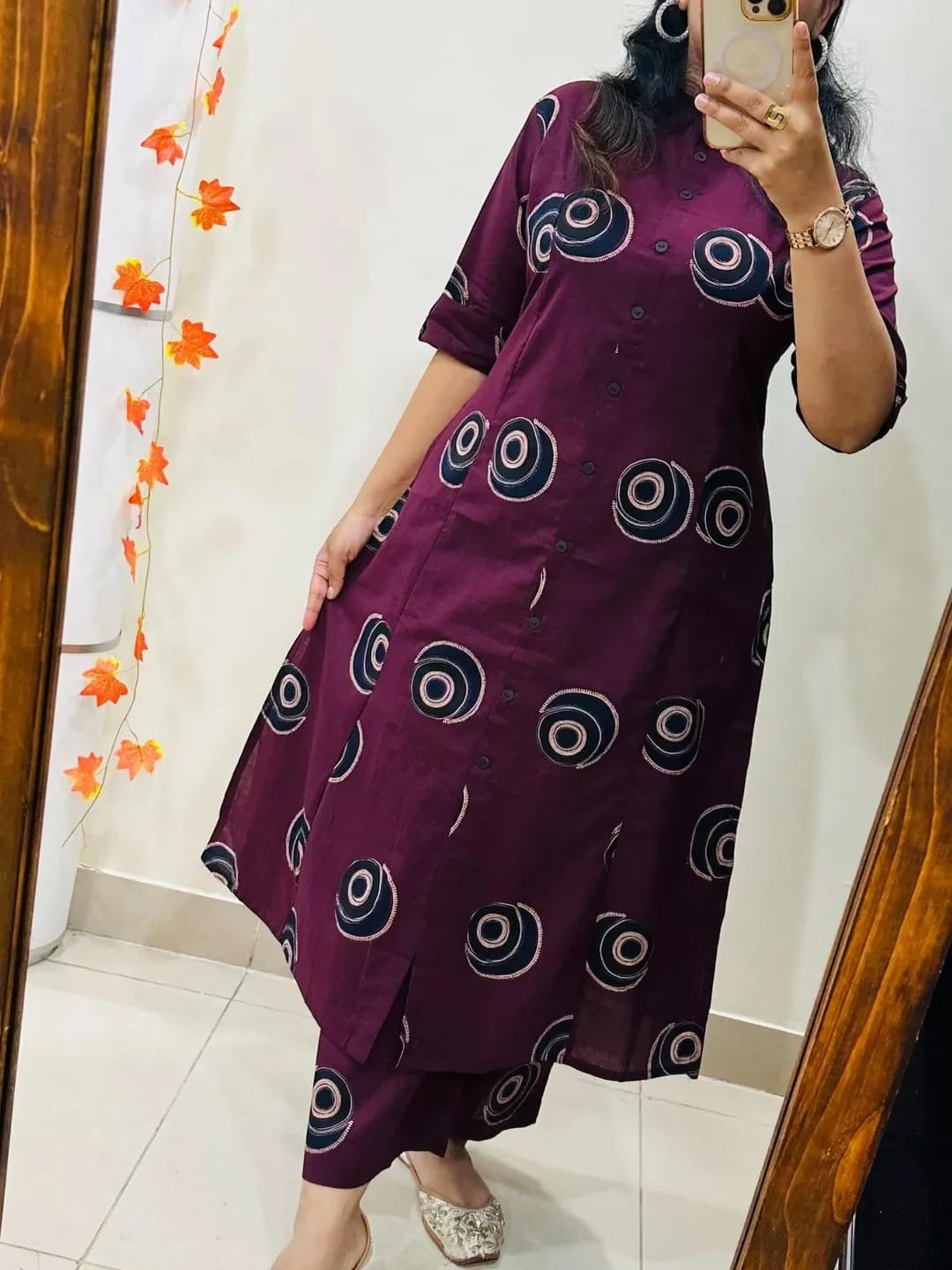 🌸 Premium Cotton Kurti Palazzo Set 🌸