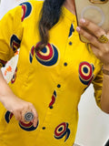 🌸 Premium Cotton Kurti Palazzo Set 🌸