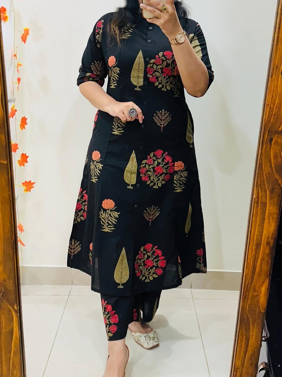 🌸 Premium Cotton Kurti Palazzo Set 🌸