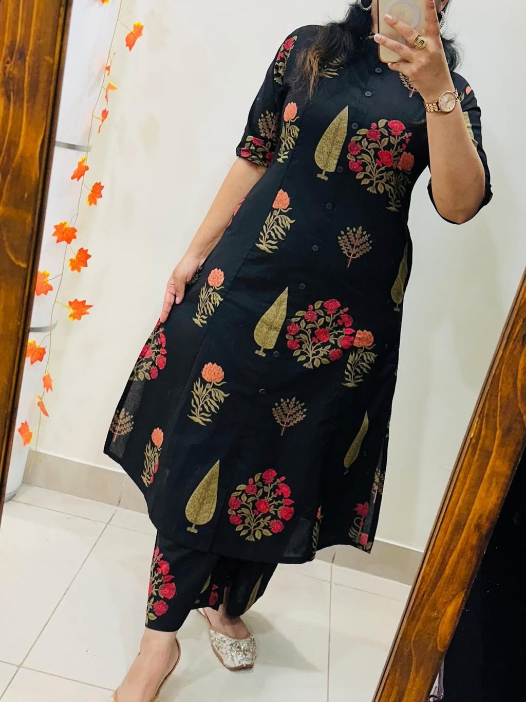 🌸 Premium Cotton Kurti Palazzo Set 🌸