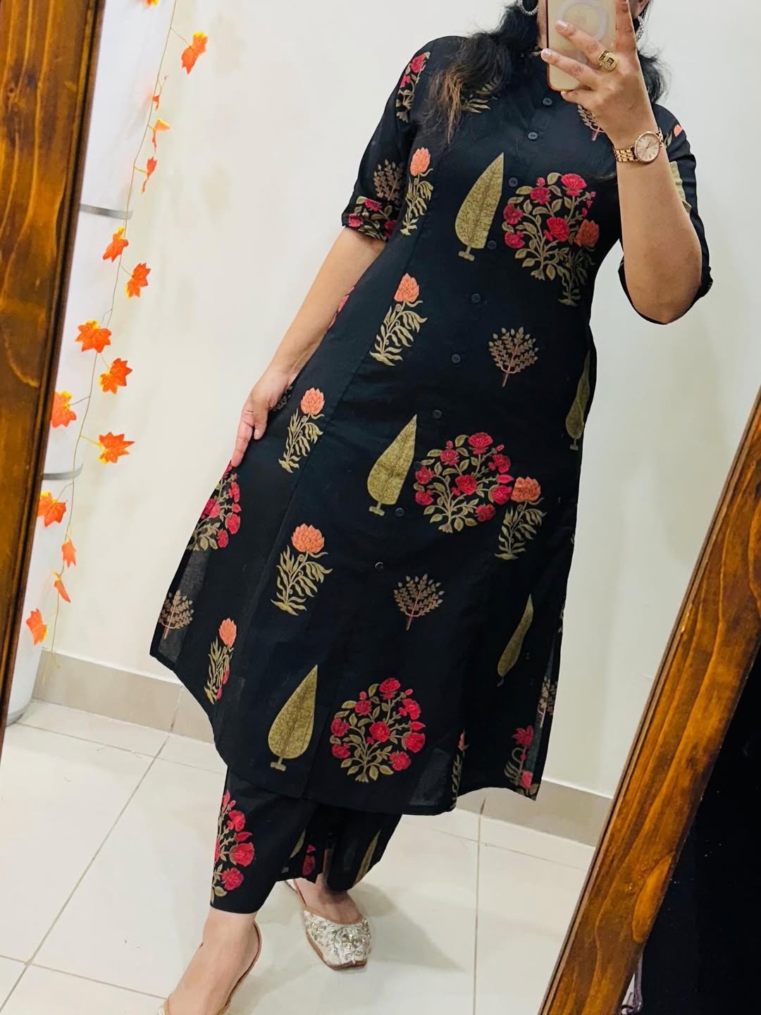🌸 Premium Cotton Kurti Palazzo Set 🌸